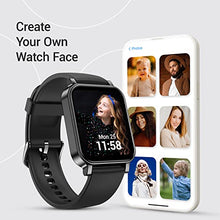 Load image into Gallery viewer, Kfit Smart Watch Compatible with iPhone and Android Phones, Fitness Watch with Heart Rate & Sleep Monitor, IP68 Waterproof Fitness tracker for Women Men, Black