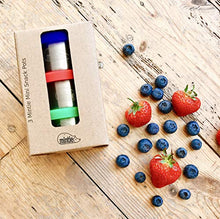 Load image into Gallery viewer, Mintie Mini Pot Set Leakproof Eco Reusable Stainless Steel Plastic-Free Snack Box Food Containers with BPA-Free Silicone Lids Perfect for Kids, Babies, Weaning, Packed Lunch, Camping