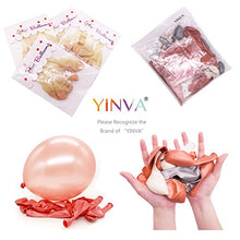 Load image into Gallery viewer, YINVA 67Pack Rose Gold Hen Party Decorations, Hen Party Balloons, Rose Gold Confetti Latex Balloons and Star Heart Foil Balloons Hen Party Banner for Party Supplies Wedding Decoration