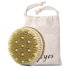 Load image into Gallery viewer, Ithyes Dry Brushing Body Brush Exfoliating Brush Natural Bristle bath Brush for Remove Dead Skin Toxins Cellulite,Treatment,Improves Lymphatic Functions,Exfoliates,Stimulates Blood Circulation