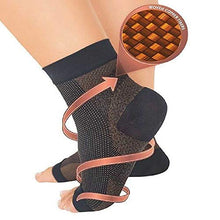 Load image into Gallery viewer, Casiz Dr Sock Soothers, Plantar Fasciitis Socks with Arch Support for Men & Women Washes Well, Holds Shape & Better Than a Night Splint White 1 Pair