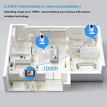 Load image into Gallery viewer, HelloBaby HB32 Wireless Video Baby Monitor with Digital Camera, 3.2 Inch Screen Night Vision Temperature Monitoring & 2 Way Talkback System UK Interface Plug, White