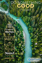 Load image into Gallery viewer, MAMEIDO 1l Water Bottle Carbon Grey - Motivational Time Markings, Non-Toxic BPA free, Leak-Proof, Tritan Co-Polyester Plastic, 1 litre water bottle, Sports Bottle