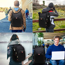 Load image into Gallery viewer, Laptop Backpack,Extra Large Anti-Theft Business Travel Laptop Backpack Bag with USB Charging Port (Black 17 inch)