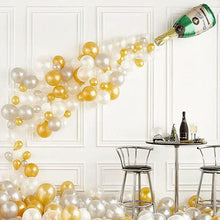 Load image into Gallery viewer, Champagne Balloon Arch Garland Decoration Kit, 40-Inch Giant And Golden Confetti Balloons, Bar Party Oktoberfest New Year Wedding Birthday Graduation Party Favors And Decoration Supplies