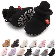 Load image into Gallery viewer, Sonsage Infant Baby Girls Boys Cotton Booties Soft Non-Slip Sole Winter Warm Cozy Stay On Socks Newborn Toddler First Walkers Crib Shoes