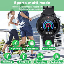 Load image into Gallery viewer, Smart Watch ECG Men, 1.3“ Full Touch Screen Smartwatch Temperature, IP68 Waterproof Women Fitness Tracker with PPG/Heart Rate Monitor Message Notice Pedometer Sleep Monitor for Android iOS Black