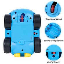 Load image into Gallery viewer, SGILE Remote Control Car for Toddlers with Sound and Light, RC Police Car Toys Birthday Gift Present for 18 Month+ Year Old Boys Girls, Blue
