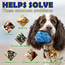 Load image into Gallery viewer, Dog Chew Toy, YILAKO Indestructible Dog Toys for Aggressive Chewers Tough Squeaky Dog Toys for Medium Large Dogs Gifts for Dogs (Blue)