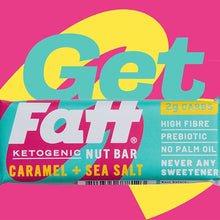 Load image into Gallery viewer, Fatt (aka Fattbar) Keto Nut Bars (Caramel & Sea Salt, 5-Pack) | New Name - Same Keto Bars | 2g Carbs | Super Fats Natural Keto Snacks | Low Carb, High Fibre, Low Sugar, Sweetener Free, Vegan