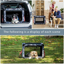 Load image into Gallery viewer, Collapsible Dog Crate Dog Carrier Portable and Travel Friendly Soft-Sided Fabric With Soft Mat Most Compact Indoor and Outdoor For Small Dog Cat-65x45x45cm(M)