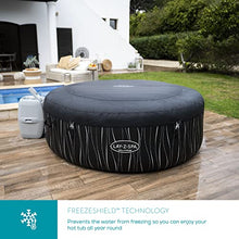 Load image into Gallery viewer, Lay-Z-Spa BW60059GB Hollywood Built in LED Light, 140 AirJet Massage System Inflatable Hot Tub with Freeze Shield Technology, 4-6 Person, Black spa design interiors