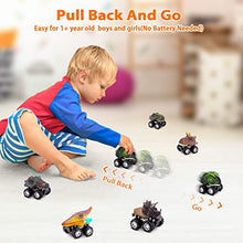 Load image into Gallery viewer, Dinosaur Toys for Boys Toys, Kids Toys Dinosaur Toys for 3 Year Old Boys 6 Pack Toddler Toys Pull Back Toy Cars for 2 Year Old Boys Christmas Birthday Easter Gifts for 2 3 4 5 6 Boys Girls