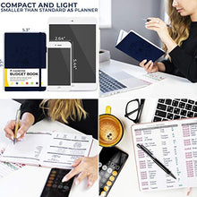 Load image into Gallery viewer, Clever Fox Budget Book – Financial Planner Organizer & Expense Tracker Notebook. Money Planner Account Book for Household Monthly Budgeting and Personal Finance. Compact Size (13.5x19cm) – Dark Blue