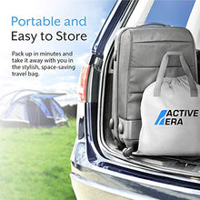 Load image into Gallery viewer, Active Era Luxury Camping Air Bed with USB Rechargeable Pump - Single Size Inflatable Air Mattress with Travel Bag, Portable Air Pump with USB Charging Cable and Foot Pump