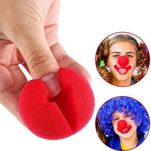 Load image into Gallery viewer, Xinlie 30 pieces Red Foam Nose Circus Clown Nose Clown Nose Foam Red Nose Day Party Red Clown Nose Foam Clown Nose in Red for Carnival Carnival Or Other Theme Parties | Diameter About 5cm |