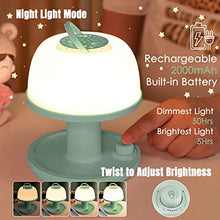 Load image into Gallery viewer, Toddler Night Light Lamp, LICKLIP Dimmable LED Bedside Lamp with Star Projector, Kids Night Lights with Timer Design & Color Changing, Portable Rechargeable Lamp, Cute Gifts for Children Bedroom