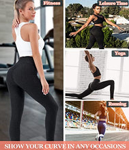 Load image into Gallery viewer, RUIXUE TIK Tok Leggings Butt Lift, Womens High Waisted Yoga Pants Tummy Control, Scrunch Honeycomb Leggings Anti Cellulite Leggings for Workouts Yoga Pants