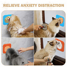 Load image into Gallery viewer, 3 Pcs Licky Mats for Dogs 2 Dog Lick Mats with 1 Silicone Spatula Dog Lick Pad with Strong Suction Suitable for Pet Bathing Grooming Training