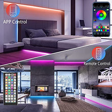 Load image into Gallery viewer, LED Strip Lights with Remote, LATKRUU 20M LED Lights Bluetooth RGB Lights LED Tape Lights with 44-Keys Remote Music Sync Colour Changing Led Mood Strip Light for Bedroom, Room, Christmas Decoration…
