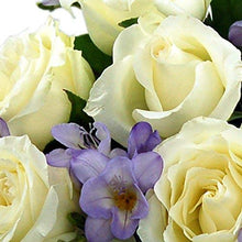 Load image into Gallery viewer, Clare Florist Breathtaking Amethyst Bouquet with FREE Next Day Delivery - Rose and Freesia Fresh Flowers Perfect for Birthdays, Anniversaries and Thank You Gifts