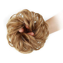 Load image into Gallery viewer, MORICA 1PCS Messy Hair Bun Hair Scrunchies Extension Curly Wavy Messy Synthetic Chignon for women Updo Hairpiece