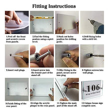 Load image into Gallery viewer, House Sign Plaque Door Number Name Road Plaque Personalised Modern Glass Effect Acrylic Aluminium Sign Hand Finished in UK