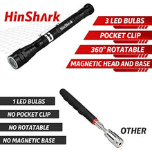 Load image into Gallery viewer, Hinshark Gifts for Men, Telescopic Magnetic Pickup Tool with LED, Fathers Day Gifts from Daughter Son, Gadgets for Men, Birthday Gifts for Him, Telescoping Hand Tools Fathers Day Gifts for Dad