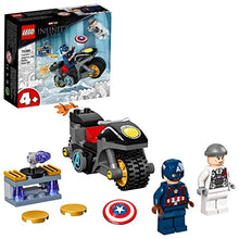 Load image into Gallery viewer, LEGO 76189 Marvel Captain America and Hydra Face-Off Building Set, Super Hero Toy for Kids Age 4 with Motorbike
