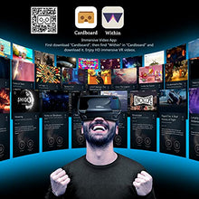 Load image into Gallery viewer, VR Headsets With Remote Controller 3D Glasses Virtual Reality Headset For VR Games & 3D Movies,Eye Care System For IOS And Android Smartphones (Black)