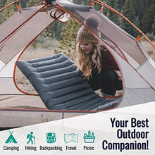 Load image into Gallery viewer, TREKOLOGY UL Camping Mat, Sleeping Pad, Camping Mattress - UL80 Inflatable Airbed Roll Mat Lightweight Camp Mats, Ultralight Single Inflating Bed for a Good Night Sleep