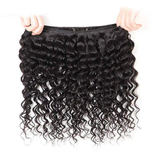 Load image into Gallery viewer, Li&queen Brazilian Virgin Deep Wave Bundles 100% Unprocessed Deep Curly Human Hair 3 Bundles Deep Human Hair Weave Natural Color(14 16 18Inch Deep Wave 3 bundles)