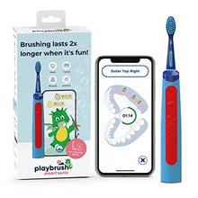 Load image into Gallery viewer, Playbrush Smart Sonic, Smart Electric Toothbrush for Kids with Bluetooth and Interactive Games (Blue)