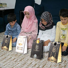 Load image into Gallery viewer, HOWAF Eid Mubarak Party Favor Bag, 12 Pack Eid Mubarak Paper Bags, Eid Sweet Candy Gift Bags for Kids Muslim Ramadan Party Decorations Supplies