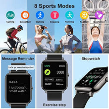 Load image into Gallery viewer, Rinsmola Smart Watch for Men Women, Fitness Watch 1.4" Full Touch Screen, Fitness Tracker with Heart Rate Sleep Monitor Step Calorie Counter, IP67 Waterproof Smartwatch for iOS Android Phone