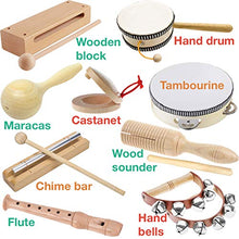 Load image into Gallery viewer, Stoie's Musical Instruments Set for Toddler and Preschool Kids Music Toy - Wooden Percussion Toys for Boys and Girls - Promotes Early Development and Educational Learning