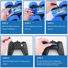 Load image into Gallery viewer, RC Cars Stunt Car Toy, 2.4 GHz RC Racing Trucks Off Road, Rc Truck with Led Headlights, 4WD Double Sided 360° Spins & Flips Crawler Toys for Kids