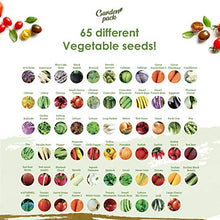 Load image into Gallery viewer, Grow Your Own Seed Box by Garden Pack - 100 Varieties of Flower, Herb, Vegetable Seeds - Gardening Gifts for Women