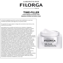 Load image into Gallery viewer, Filorga Time-Filler Wrinkle Correction Moisturizing Skin Cream, Anti Aging Formula to Reduce and Repair Face and Eye Wrinkles and Fine Lines, 1.69 fl. oz.