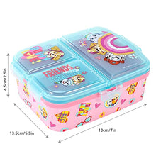 Load image into Gallery viewer, Paw Patrol Girl XL Multi Compartment Rectangular Lunch Food Box Container, BPA Free