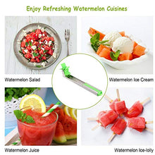 Load image into Gallery viewer, Upgrade Windmill Watermelon Cutter Premium Stainless Steel Watermelon Cubes Slicer Ergonomic Handle Tongs Creative Cutter Knife Corer Fruit Tools Kitchen Gadgets Best Kitchen Gifts Tool