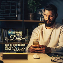 Load image into Gallery viewer, Gifts for Daddy, KAAYEE The Best Dad Gifts Desk Night Light, Dad Birthday Gifts Presents, Dad Gifts from Son and Daughter, Fathers Day Dad Gifts (to dad)