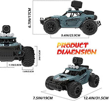 Load image into Gallery viewer, DEERC RC Cars DE36W Remote Control Car with 720P HD FPV Camera, 1/16 Scale Off-Road Remote Control Truck, High Speed Monster Trucks for Kids Adults 2 Batteries for 60 Min Play, Gift for Boys and Girls