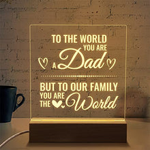 Load image into Gallery viewer, Gifts for Daddy, KAAYEE The Best Dad Gifts Desk Night Light, Dad Birthday Gifts Presents, Dad Gifts from Son and Daughter, Fathers Day Dad Gifts (to dad)