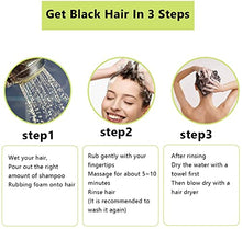 Load image into Gallery viewer, Natural Black Hair Shampoo, 250ml White Hair Removal Dye Hair Coloring Shampoo Instant Hair Dye Shampoo for Men and Women(250ml)