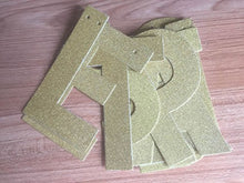 Load image into Gallery viewer, Veewon Hen Party Bunting 2.5m Gold Sparkly Glitter Banner Let's Party Bitches Bachelorette Party Decoration Supplies