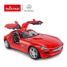 Load image into Gallery viewer, RASTAR RC Car | 1/14 Scale RC Mercedes-Benz SLS AMG Remote Control Car for Kids, Benz Model Car with Open Doors/Working Lights - Red
