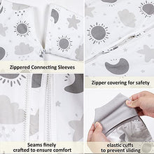 Load image into Gallery viewer, Lictin Baby Sleeping Bag with Feet 2.0 Tog - Baby Sleep Sack Split Leg with Removable Sleeves Winter Organic Cotton Sleeping Bag for Infant Toddler from 75 to 95 cm