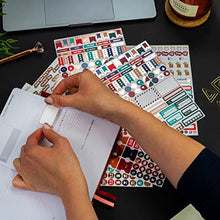 Load image into Gallery viewer, Clever Fox Planner Stickers – Monthly, Weekly & Daily Planner Stickers 14 Sheets Set of 1360+ Unique Stickers by Clever Fox (Value Pack)