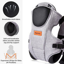 Load image into Gallery viewer, Maydolly Baby Carrier Infant to Toddler (3-14 Months) Soft Carrier Back Carriers Fashion Light Grey